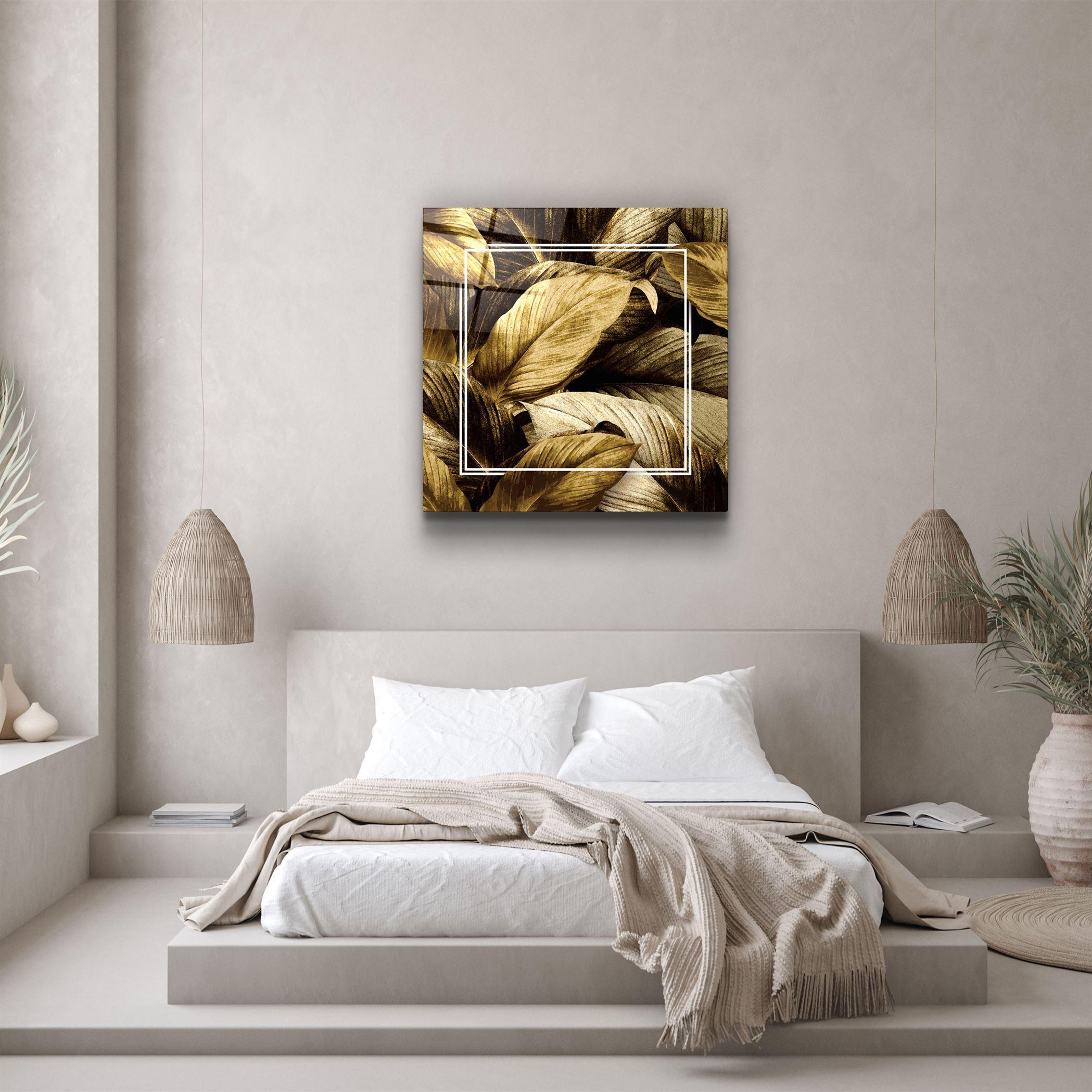 ・"Leaves "・Glass Wall Art - ArtDesigna Glass Printing Wall Art