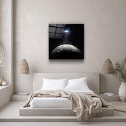 ・"Moon and Earth"・Glass Wall Art - ArtDesigna Glass Printing Wall Art