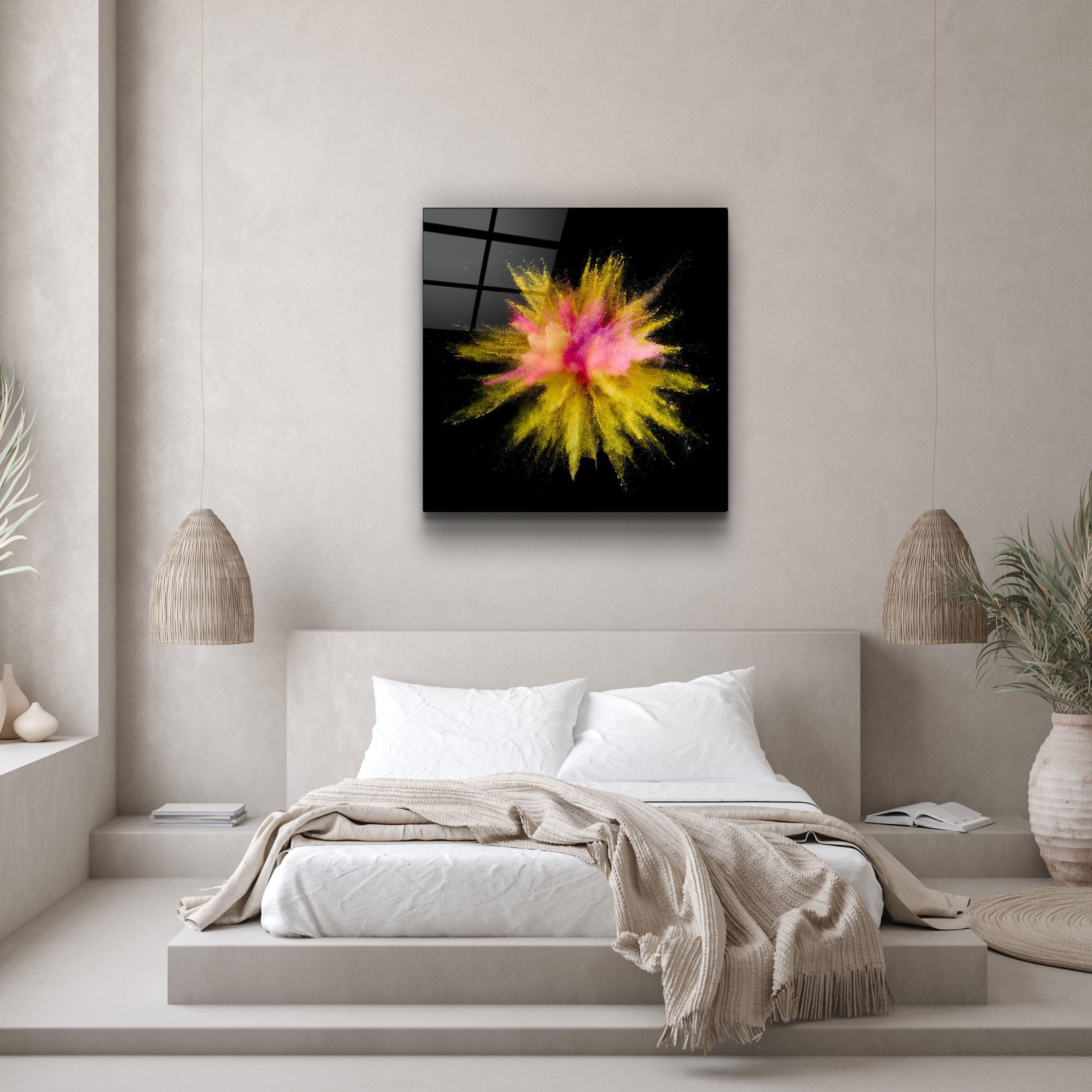 ・"Colorful Explosion V2"・Glass Wall Art - ArtDesigna Glass Printing Wall Art