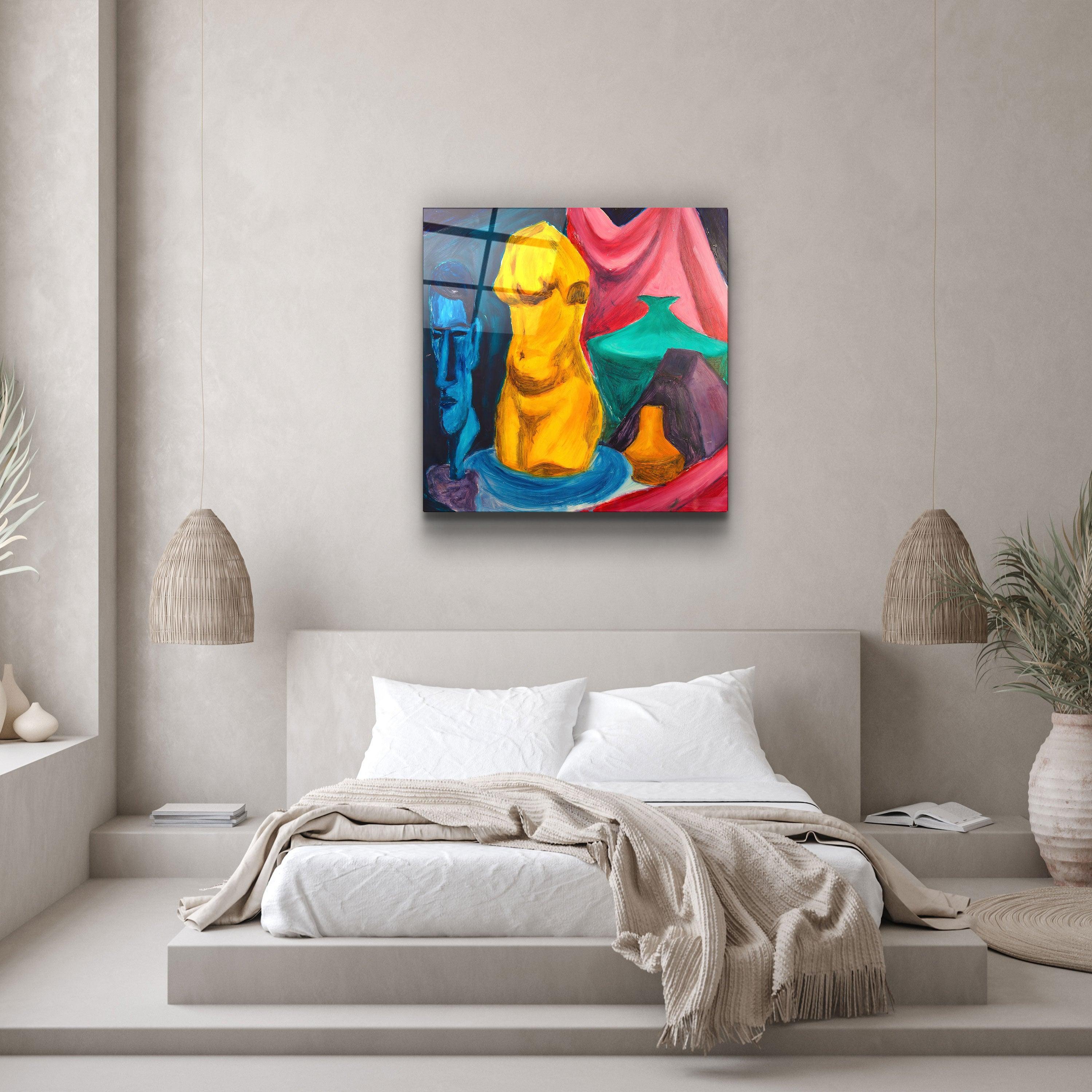 ・"The Body"・Hand-Drawn Image - Glass Wall Art - ArtDesigna Glass Printing Wall Art