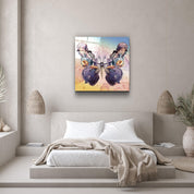 ・"Butterfly NYC"・Designers Collection Glass Wall Art - ArtDesigna Glass Printing Wall Art