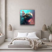 ."Gatekeeper". Secret World Collection Glass Wall Art - ArtDesigna Glass Printing Wall Art