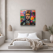 ."Frida". Designer's Collection Glass Wall Art - ArtDesigna Glass Printing Wall Art