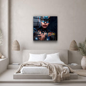 ."Tattooed v5". Designer's Collection Glass Wall Art - ArtDesigna Glass Printing Wall Art