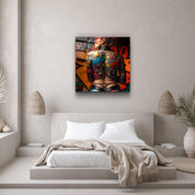 ."Tattooed v3". Designer's Collection Glass Wall Art - ArtDesigna Glass Printing Wall Art