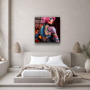 ."Tattooed v2". Designer's Collection Glass Wall Art - ArtDesigna Glass Printing Wall Art