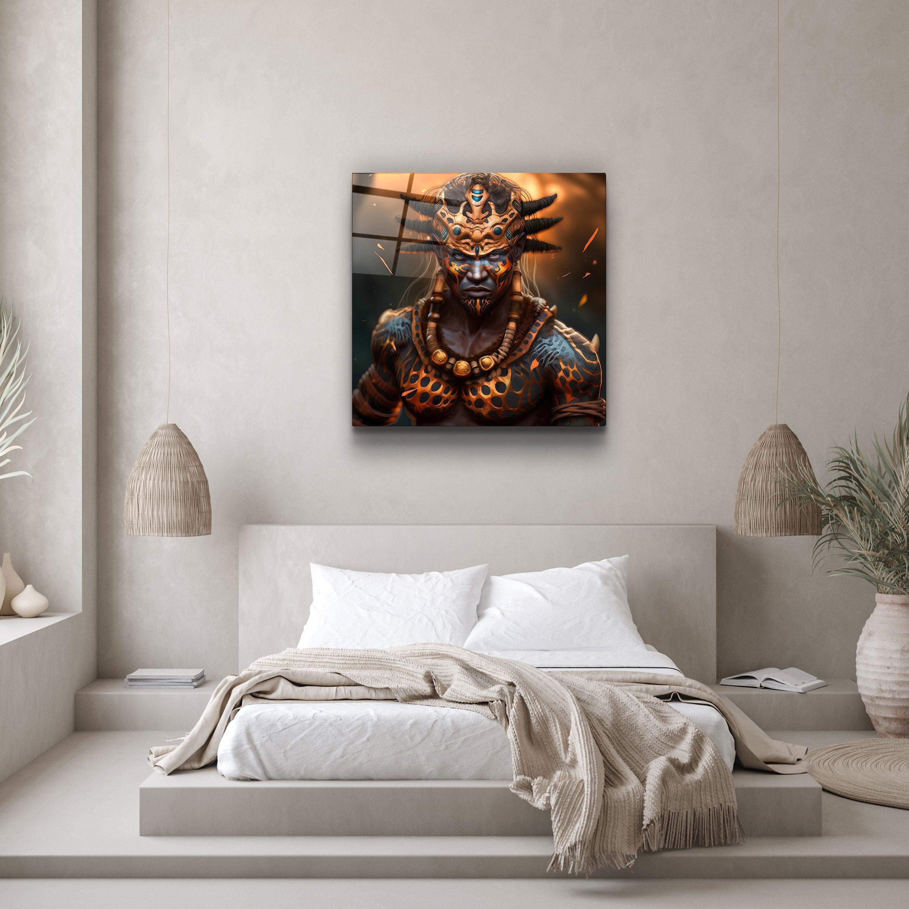 ."Warriors 2". Secret World Collection Glass Wall Art - ArtDesigna Glass Printing Wall Art