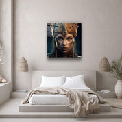 ."Woman Warrior 3". Secret World Collection Glass Wall Art - ArtDesigna Glass Printing Wall Art