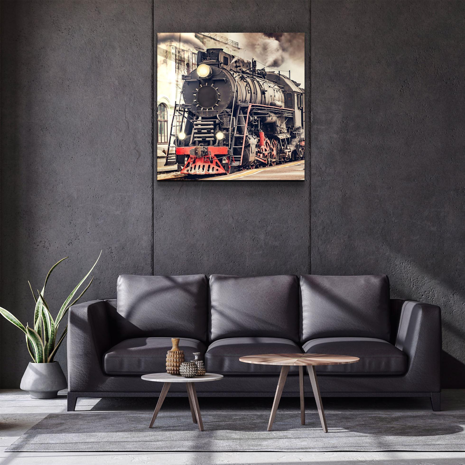・"Train"・Glass Wall Art - ArtDesigna Glass Printing Wall Art