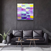 ・"Pinkastone"・Glass Wall Art - ArtDesigna Glass Printing Wall Art
