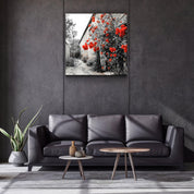 ・"Red Roses"・Glass Wall Art - ArtDesigna Glass Printing Wall Art