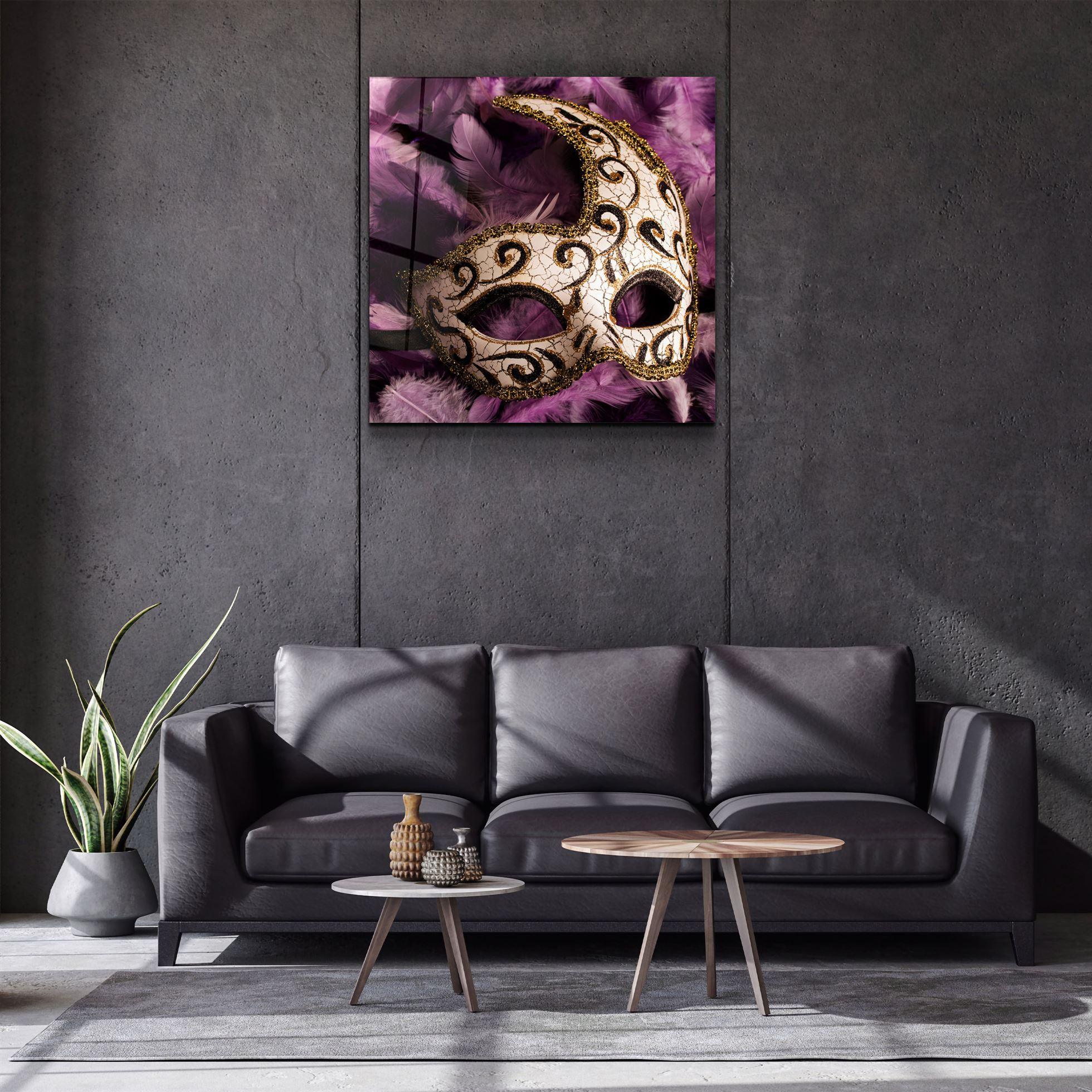 ・"Ball Mask"・Glass Wall Art - ArtDesigna Glass Printing Wall Art