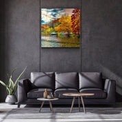 ・"Lake"・Glass Wall Art - ArtDesigna Glass Printing Wall Art