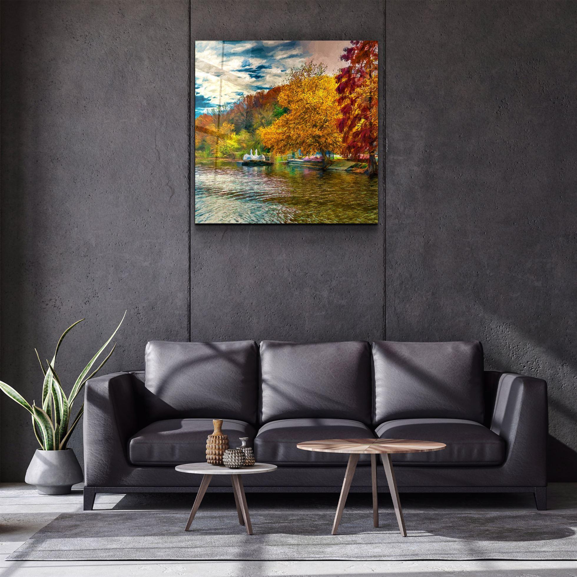 ・"Lake"・Glass Wall Art - ArtDesigna Glass Printing Wall Art