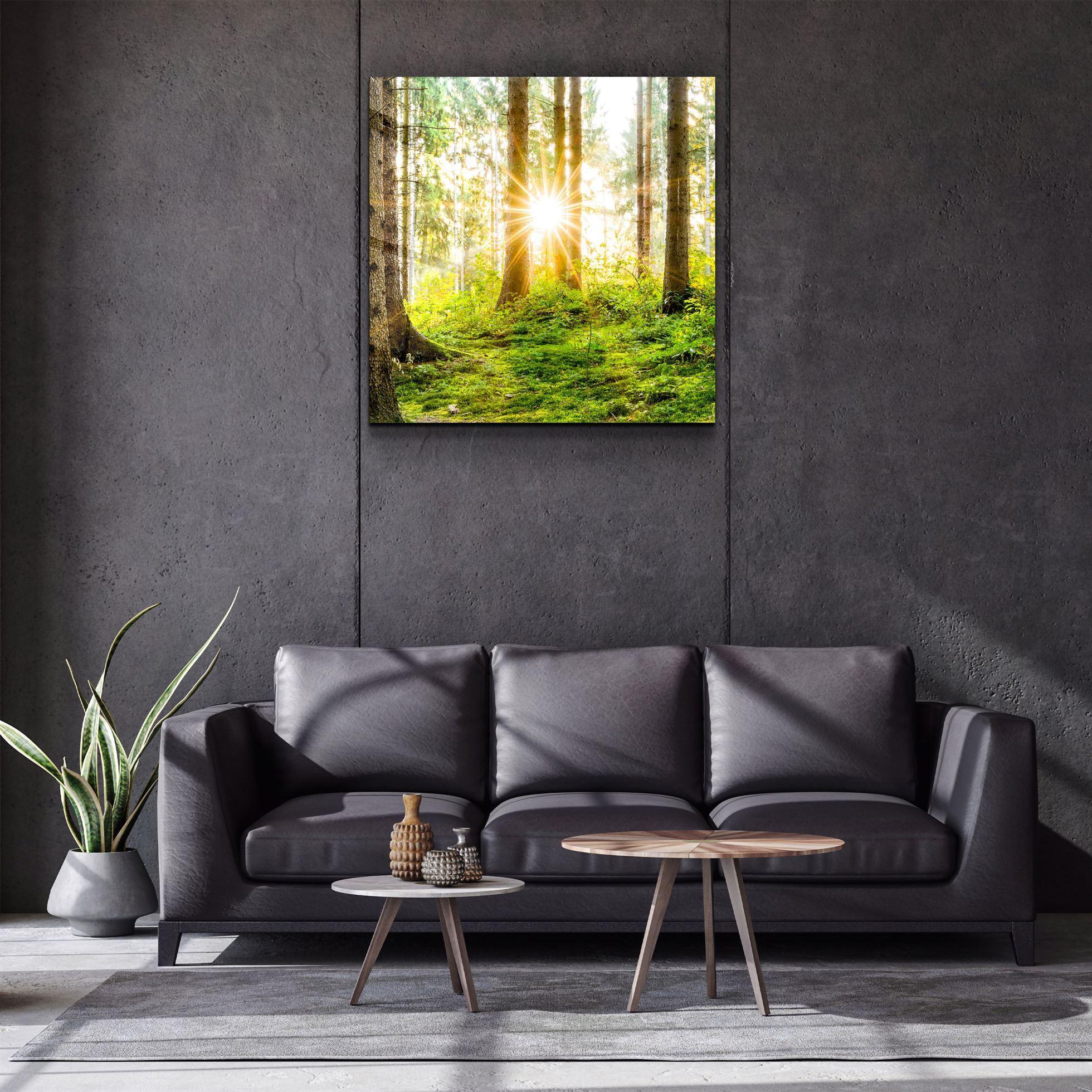 ・"Forest"・Glass Wall Art - ArtDesigna Glass Printing Wall Art