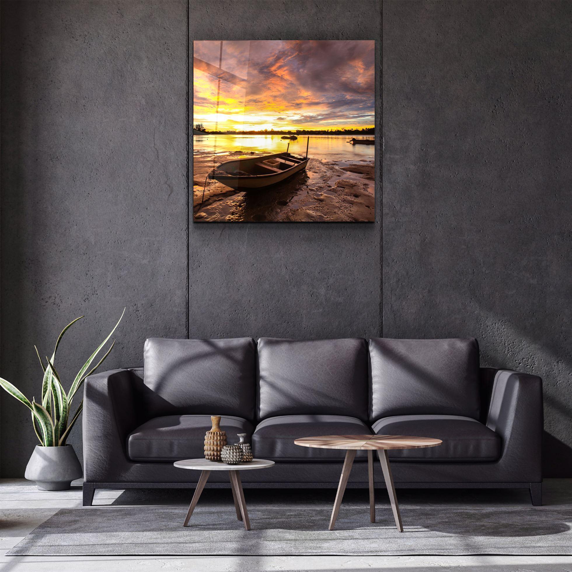 ・"Lake"・Glass Wall Art - ArtDesigna Glass Printing Wall Art