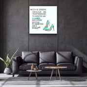 ・"Dress"・Glass Wall Art - ArtDesigna Glass Printing Wall Art