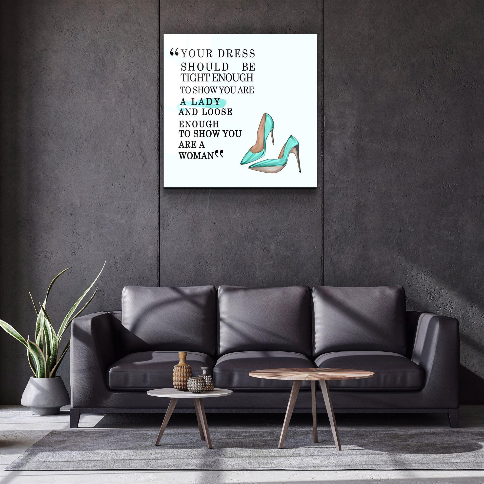 ・"Dress"・Glass Wall Art - ArtDesigna Glass Printing Wall Art