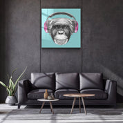 ・"Monkey"・Glass Wall Art - ArtDesigna Glass Printing Wall Art