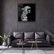 ・"Leopard"・Glass Wall Art - ArtDesigna Glass Printing Wall Art