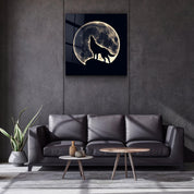 ・"Full Moon"・Glass Wall Art - ArtDesigna Glass Printing Wall Art