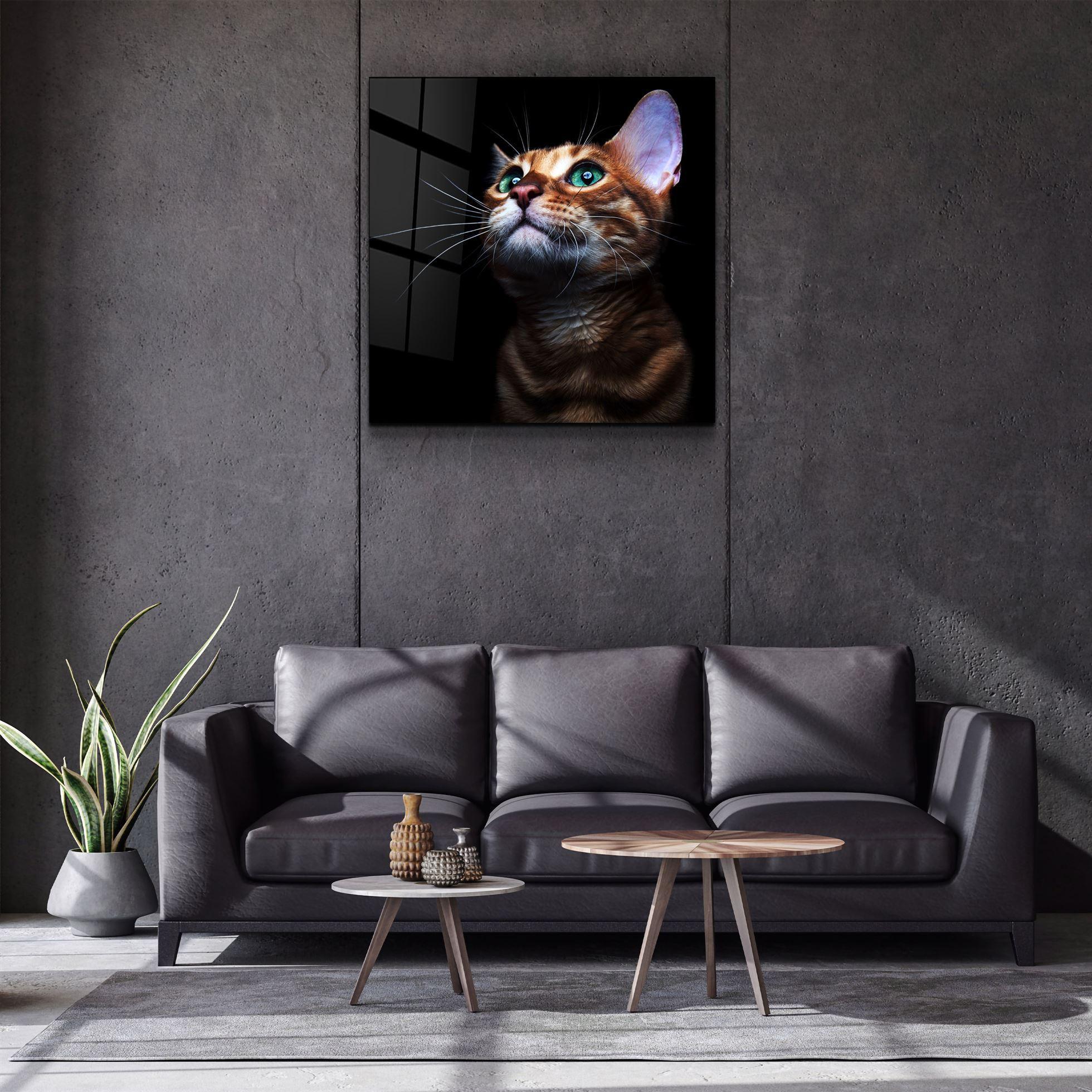 ・"Kitten"・Glass Wall Art - ArtDesigna Glass Printing Wall Art