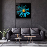 ・"Green Flower"・Glass Wall Art - ArtDesigna Glass Printing Wall Art
