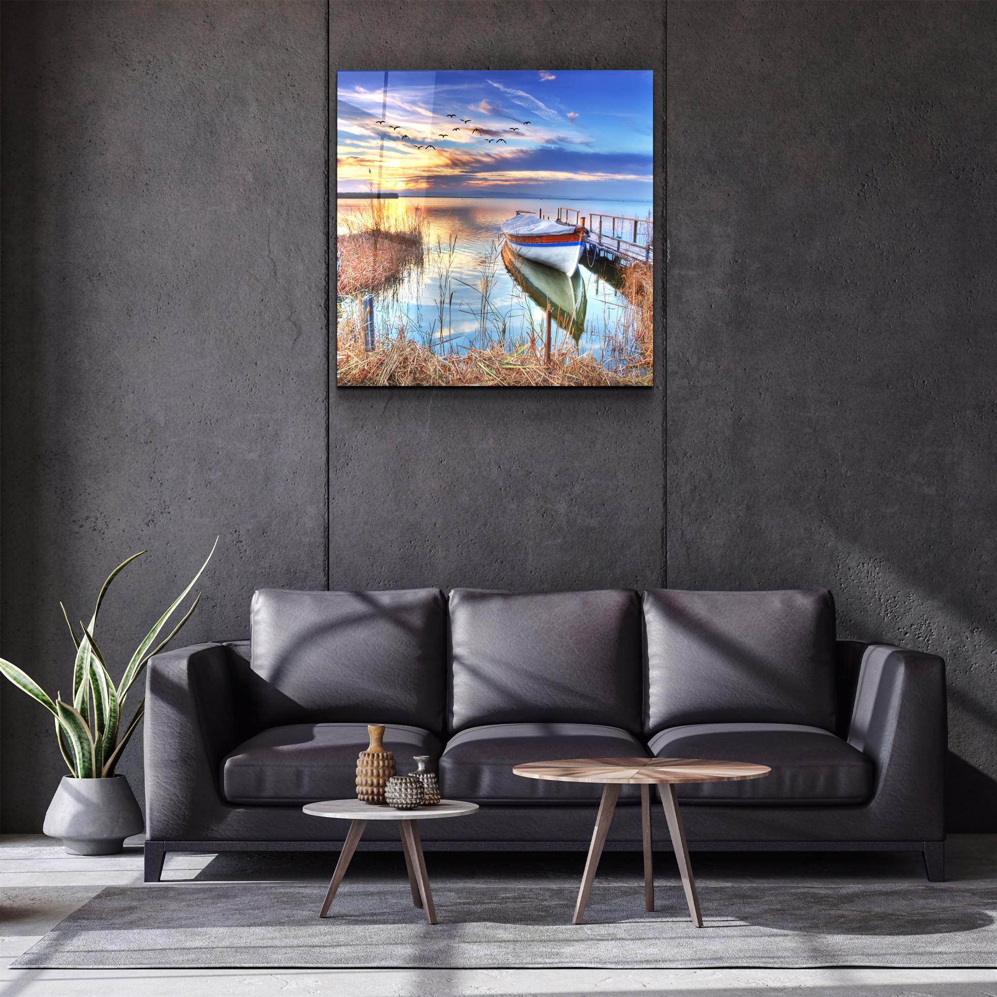 ・"Lake Landscape"・Glass Wall Art - ArtDesigna Glass Printing Wall Art