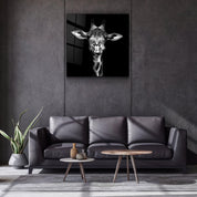 ・"Giraffe"・Glass Wall Art - ArtDesigna Glass Printing Wall Art