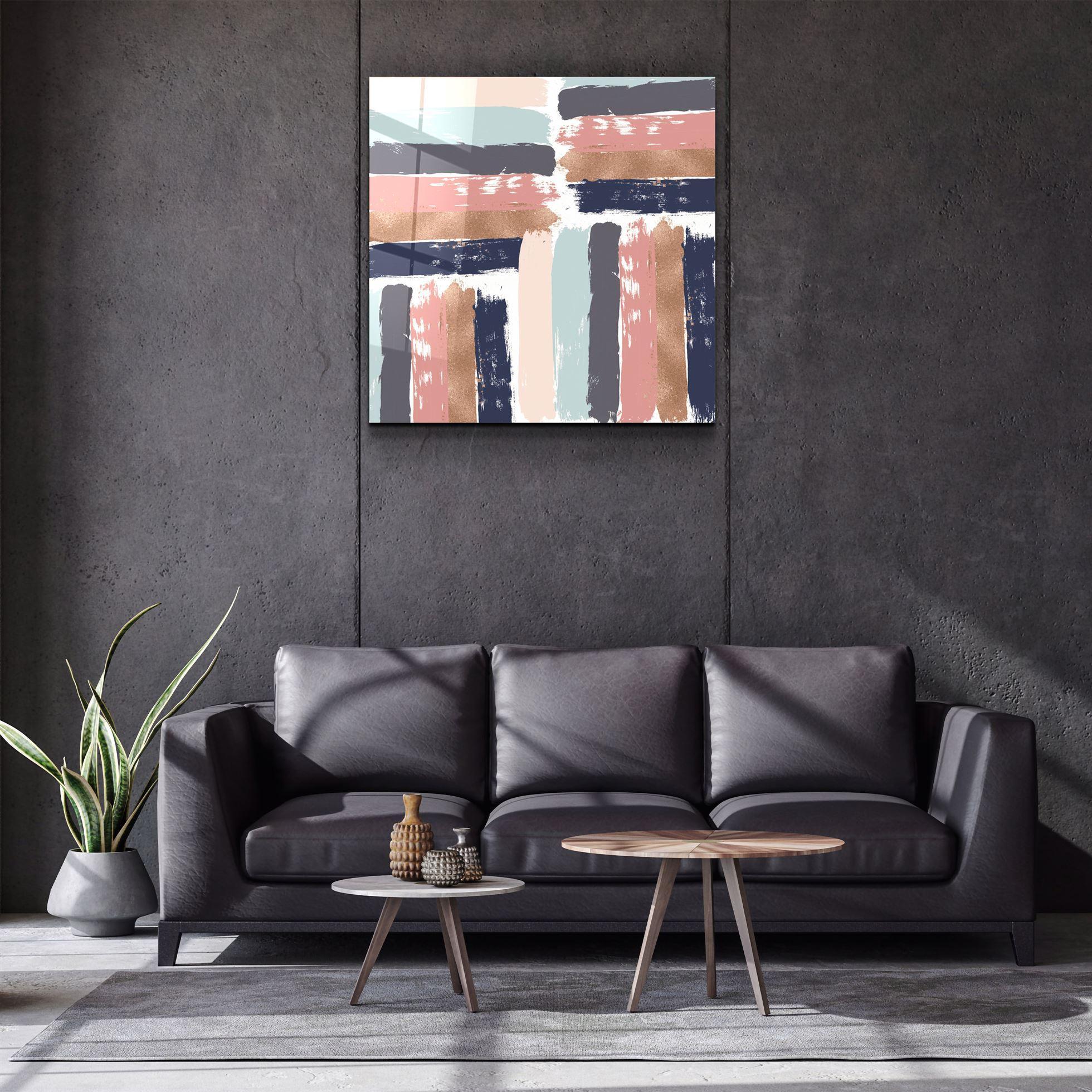 ."Pastel Abstract 1". Glass Wall Art - ArtDesigna Glass Printing Wall Art