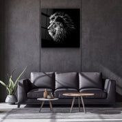 ・"Lion"・Glass Wall Art - ArtDesigna Glass Printing Wall Art