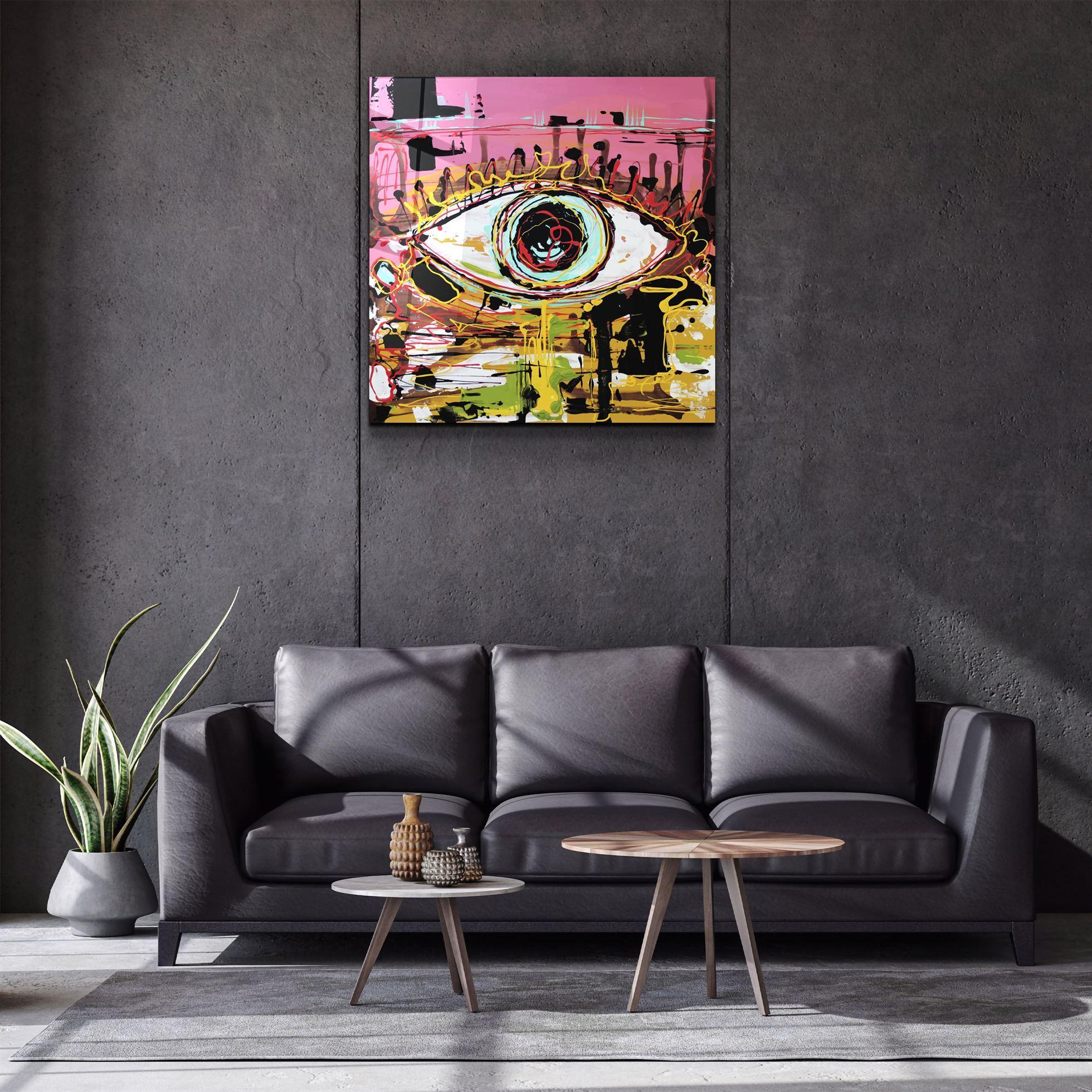 ・"Eye Abstract"・Glass Wall Art - ArtDesigna Glass Printing Wall Art