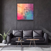 ・"Cyclebi"・Glass Wall Art - ArtDesigna Glass Printing Wall Art