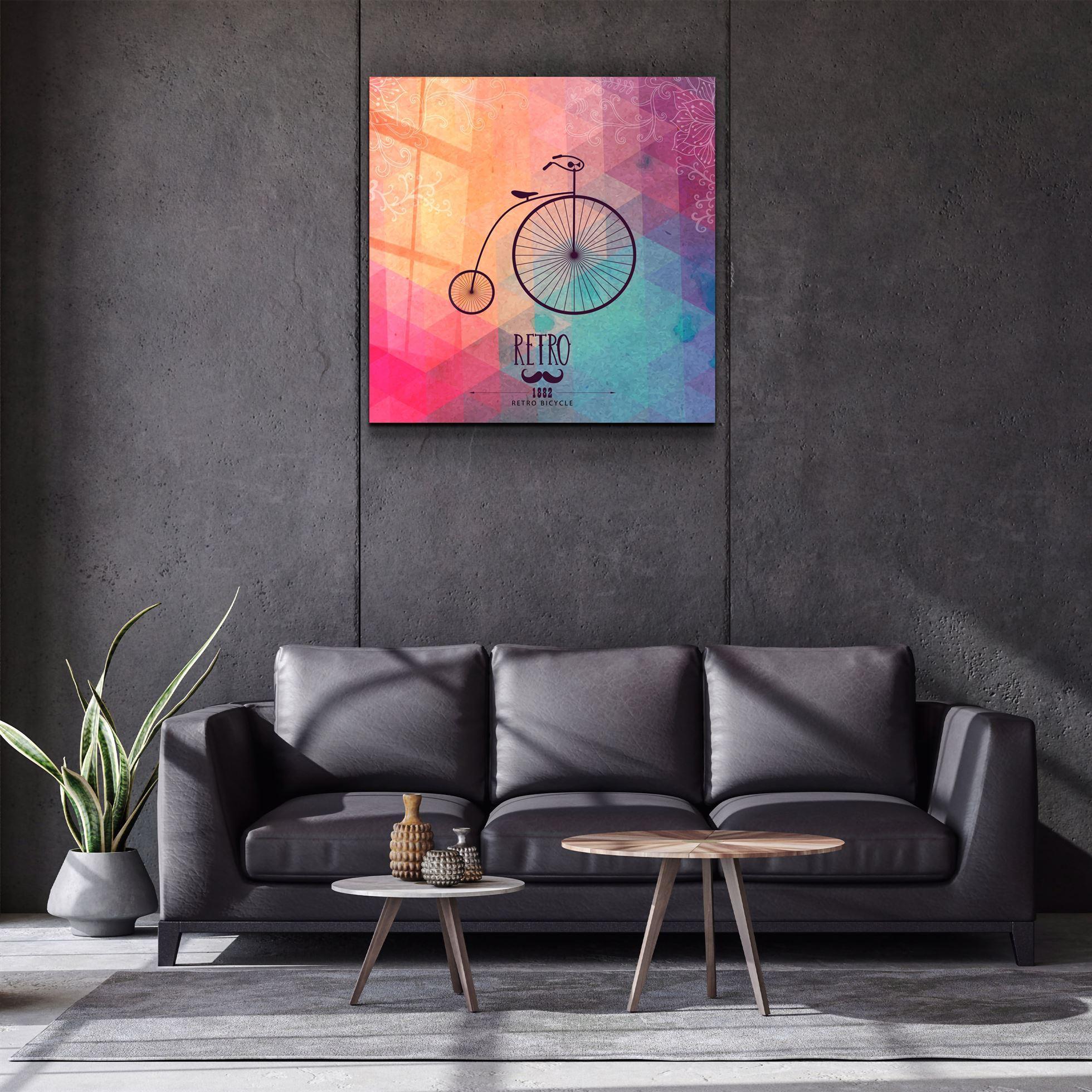 ・"Cyclebi"・Glass Wall Art - ArtDesigna Glass Printing Wall Art