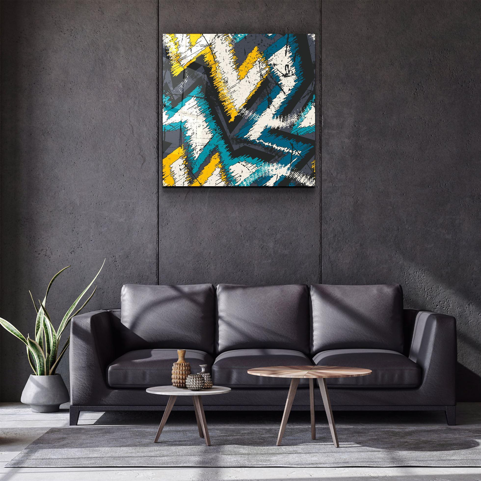 ・"Absctract Colors"・Glass Wall Art - ArtDesigna Glass Printing Wall Art