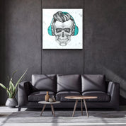 ・"Skulla3"・Glass Wall Art - ArtDesigna Glass Printing Wall Art