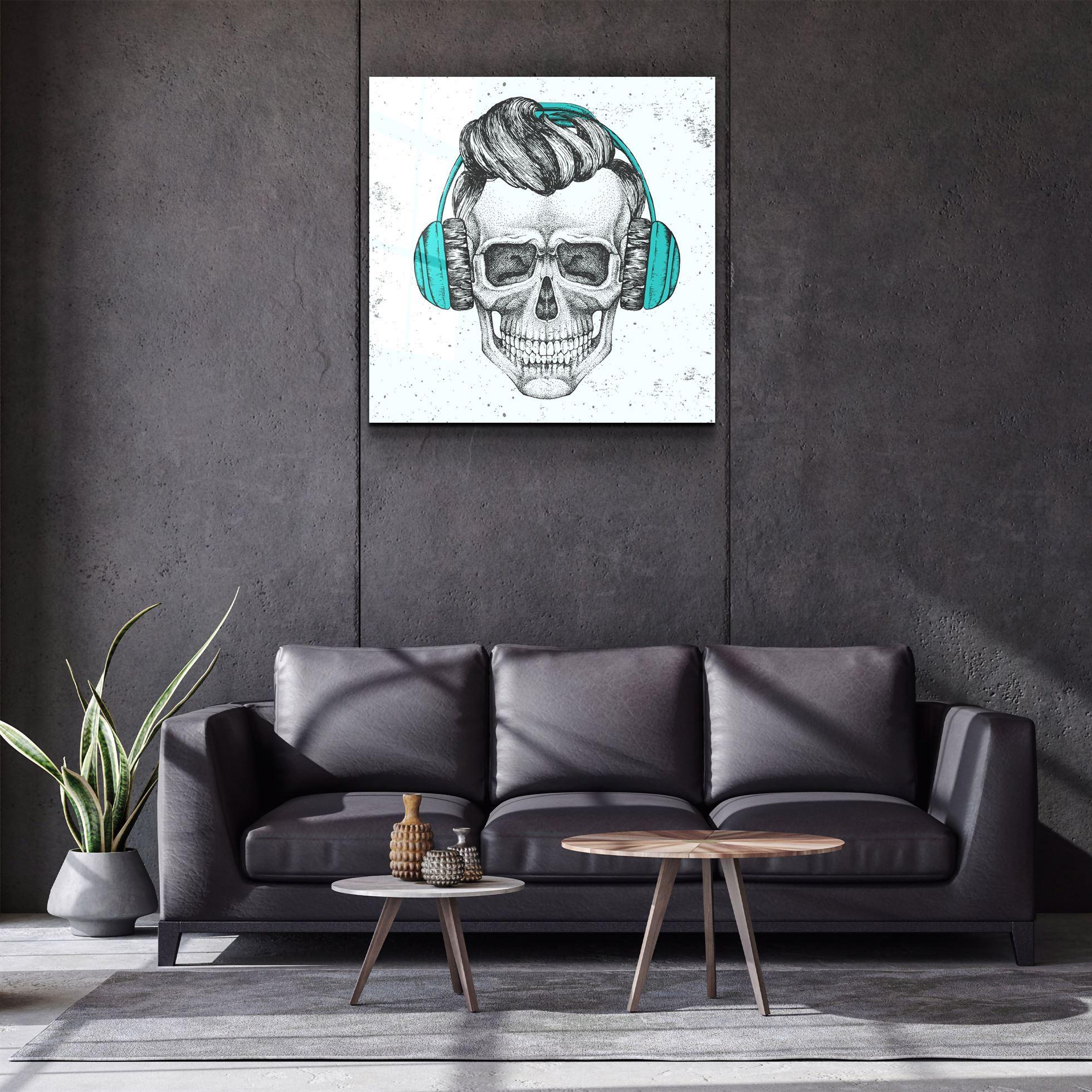 ・"Skulla3"・Glass Wall Art - ArtDesigna Glass Printing Wall Art