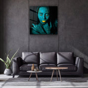 ・"Dreamer Green"・Glass Wall Art - ArtDesigna Glass Printing Wall Art