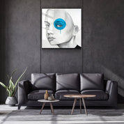 ・"Blue Eye"・Glass Wall Art - ArtDesigna Glass Printing Wall Art