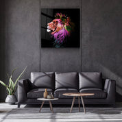 The King | Designer's Collection Glass Wall Art - Artdesigna