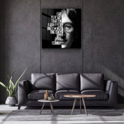 ・"John Lennon"・Designers Collection Glass Wall Art - ArtDesigna Glass Printing Wall Art