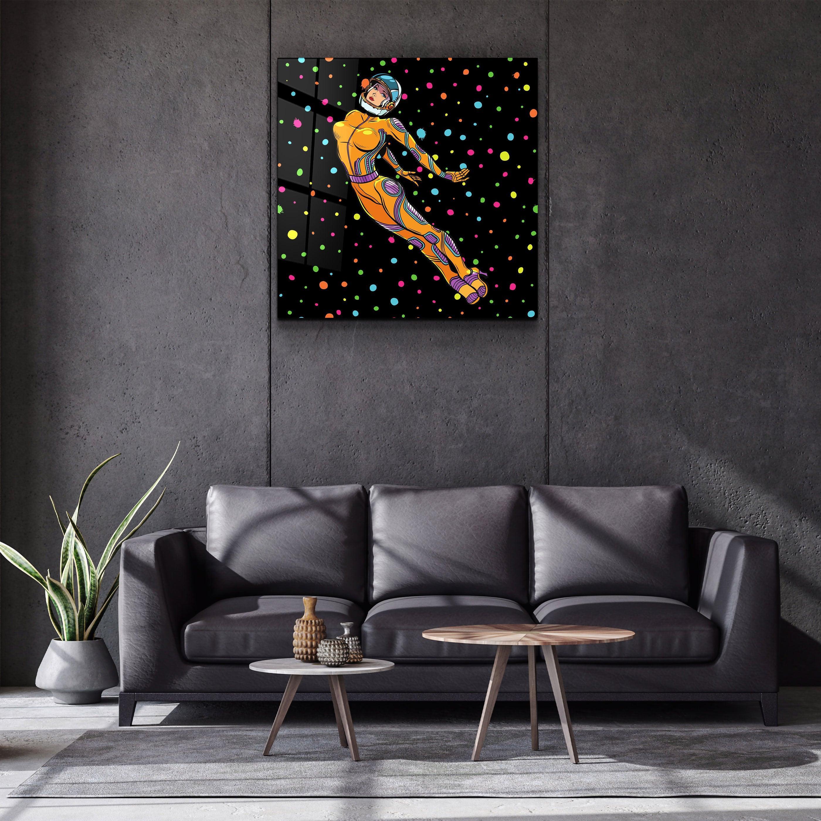 ・"Flying Inside Bubbles"・Glass Wall Art - ArtDesigna Glass Printing Wall Art