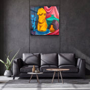 ・"The Body"・Hand-Drawn Image - Glass Wall Art - ArtDesigna Glass Printing Wall Art