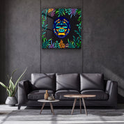 ・"Animal Republic-Gorilla"・Designers Collection Glass Wall Art - ArtDesigna Glass Printing Wall Art
