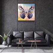 ・"Butterfly NYC"・Designers Collection Glass Wall Art - ArtDesigna Glass Printing Wall Art