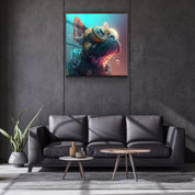 ."Gatekeeper". Secret World Collection Glass Wall Art - ArtDesigna Glass Printing Wall Art