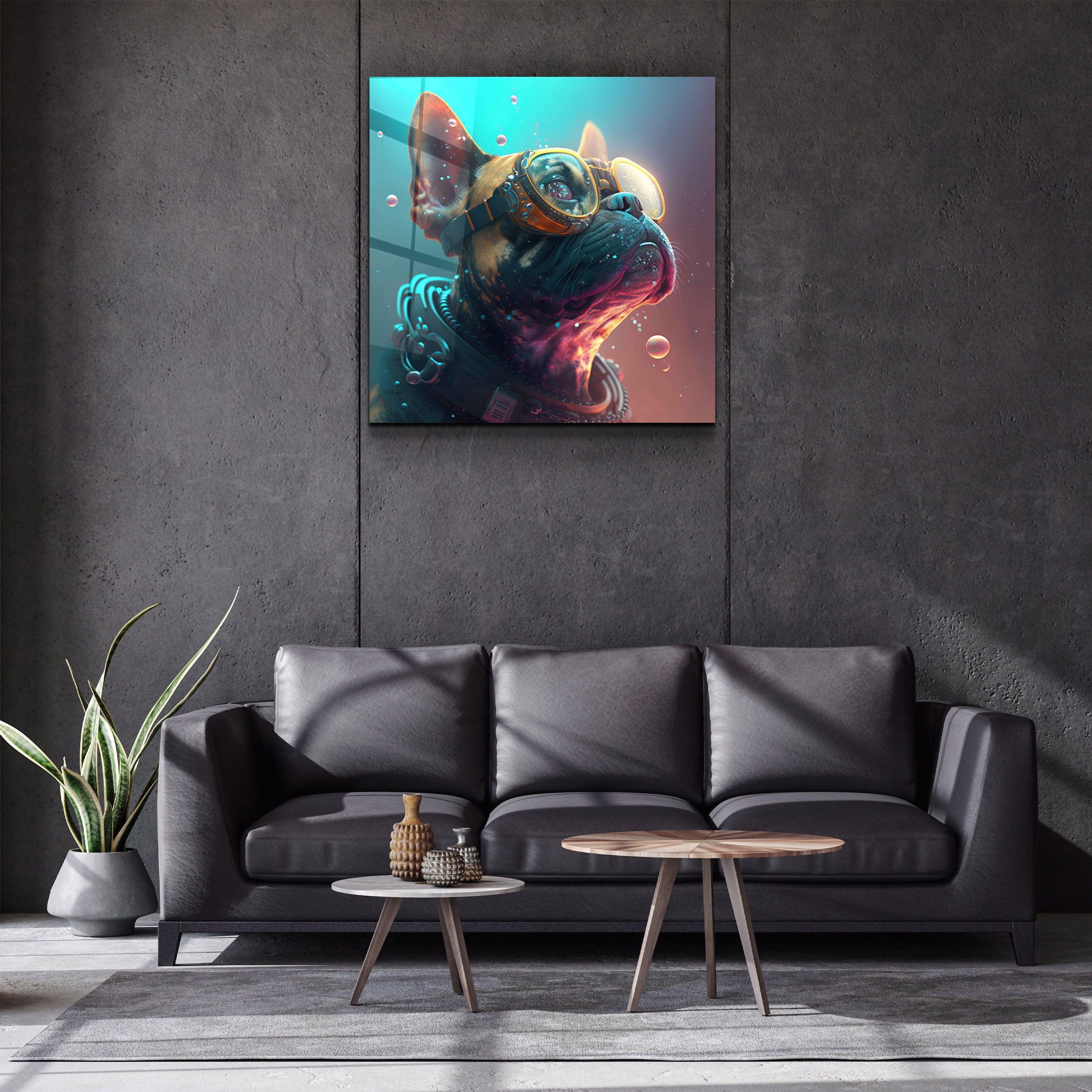 ."Gatekeeper". Secret World Collection Glass Wall Art - ArtDesigna Glass Printing Wall Art