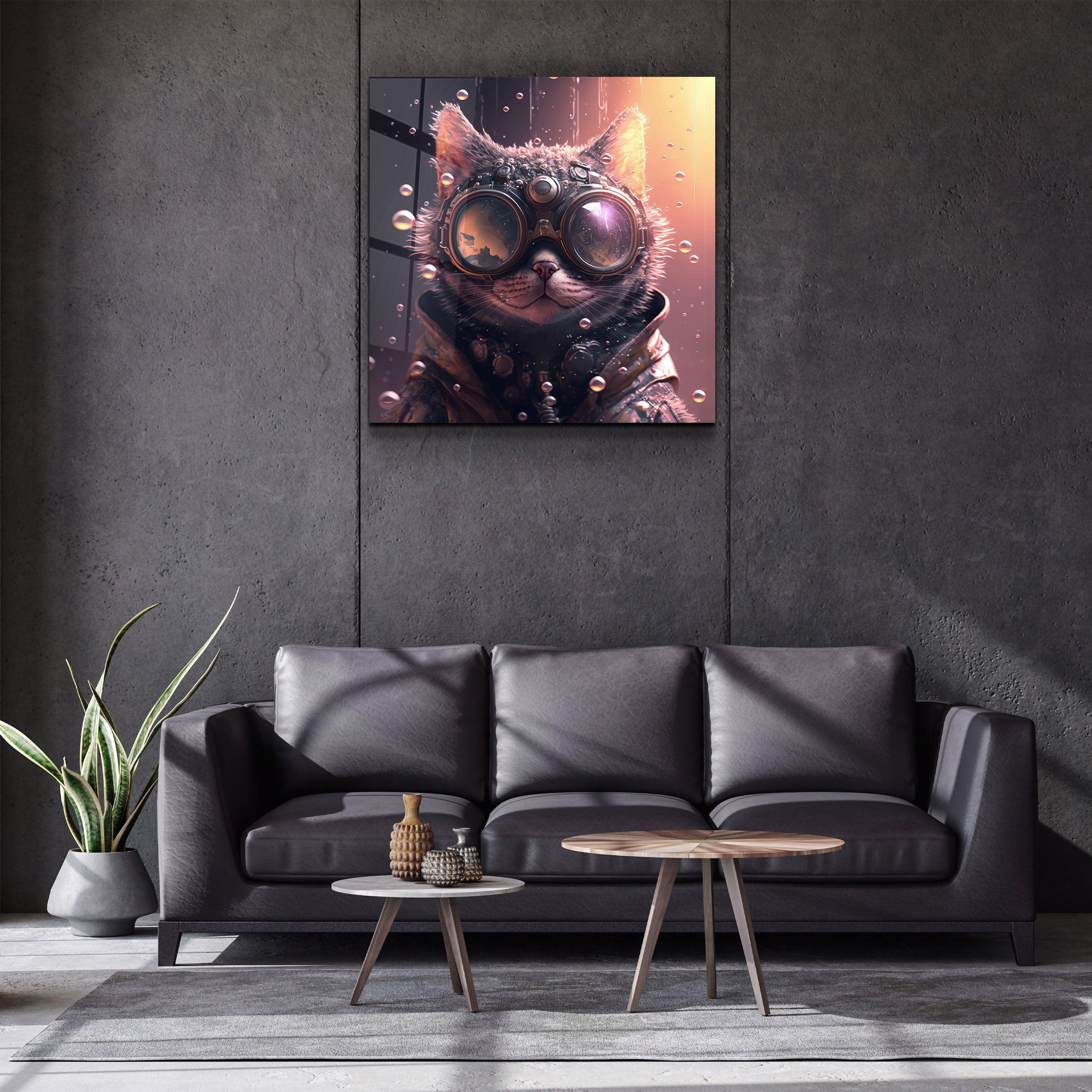 ."Spotter". Secret World Collection Glass Wall Art - ArtDesigna Glass Printing Wall Art