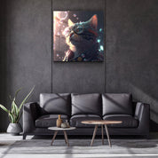 ."Thinker". Secret World Collection Glass Wall Art - ArtDesigna Glass Printing Wall Art