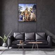 ."Leonardo da Vinci's Baptism of Christ (1470-1480)". Glass Wall Art - ArtDesigna Glass Printing Wall Art